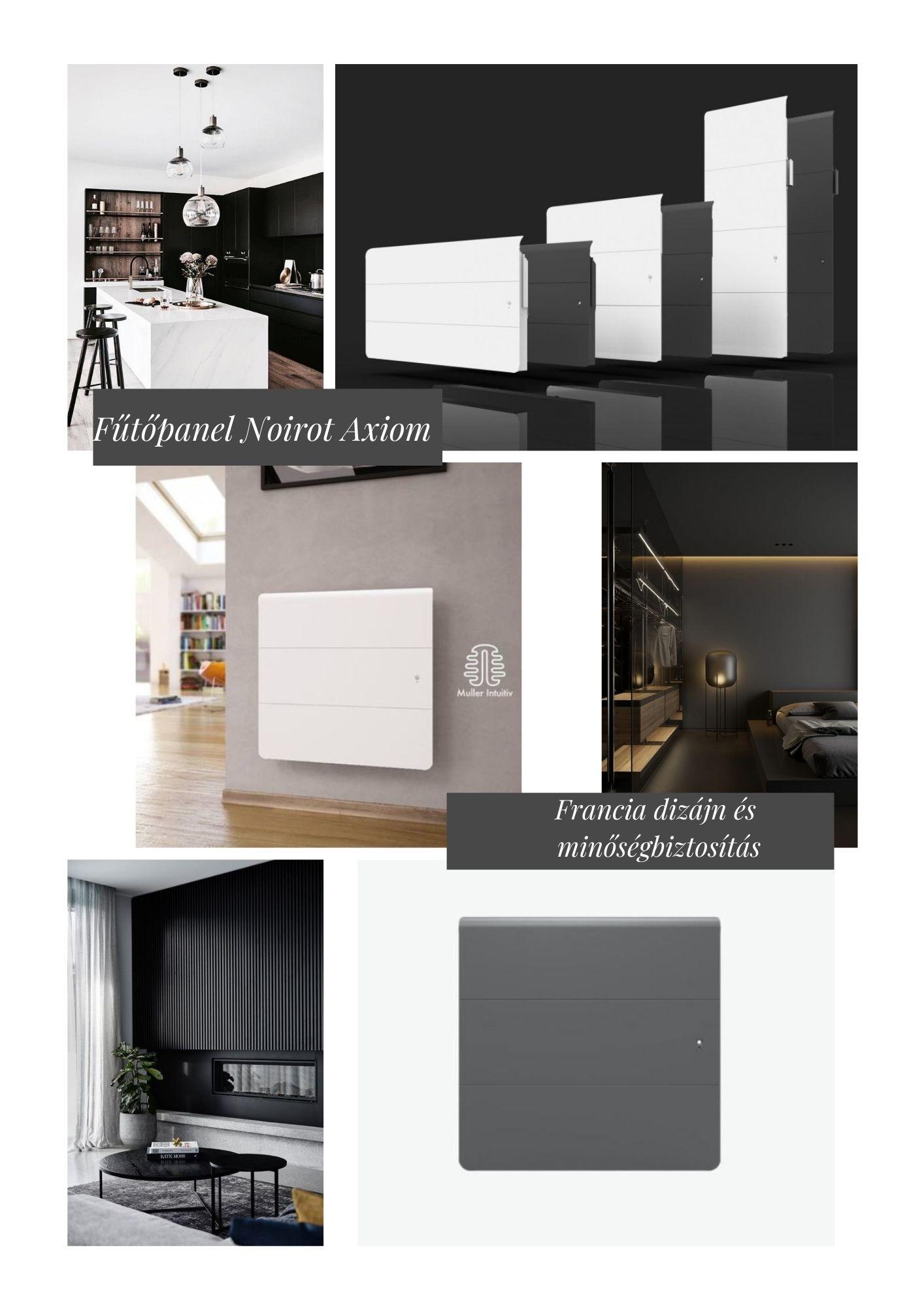 Noirot Axiom design fűtőpanel